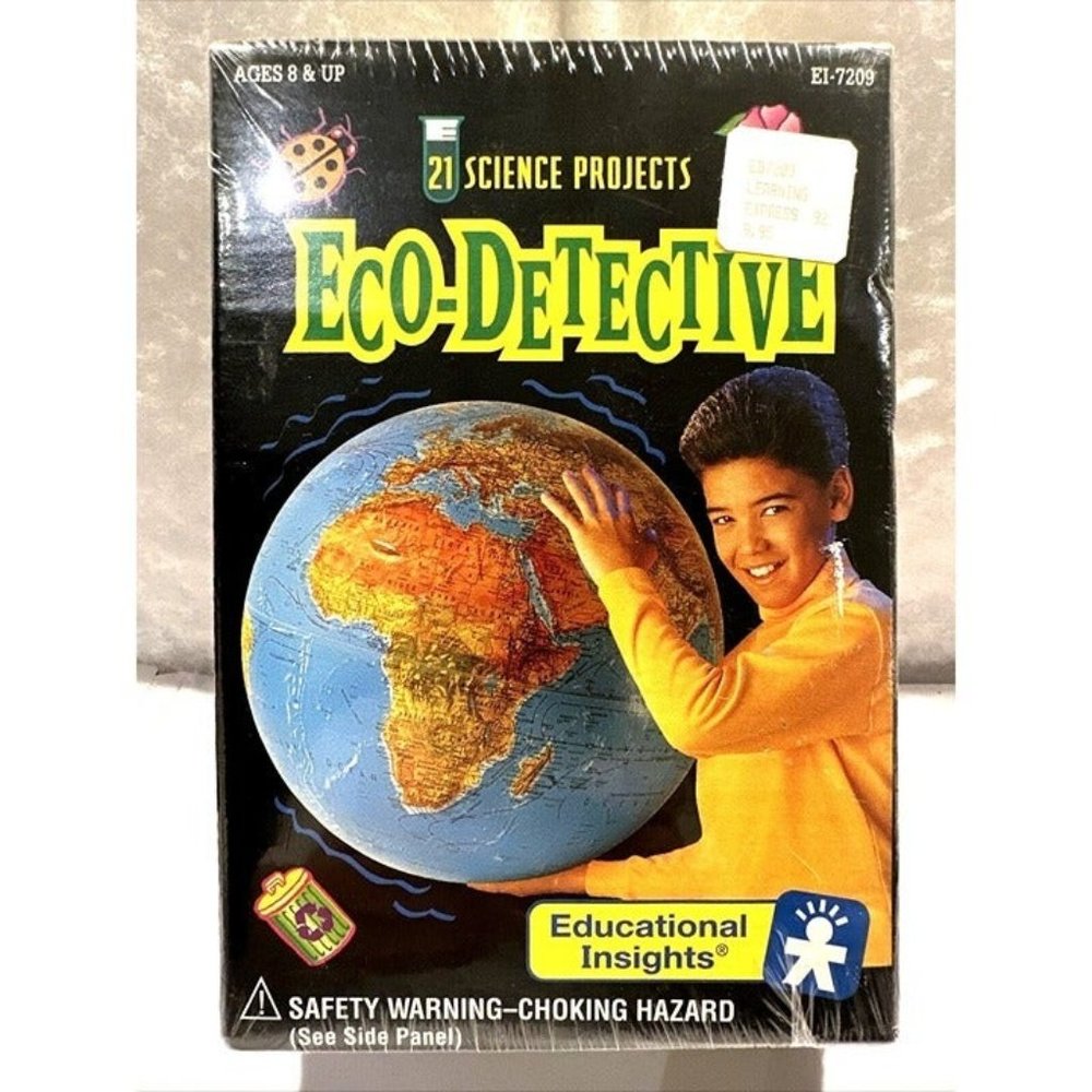 ECO-DETECTIVE : 21 Science Projects by Educational Insights Ages 8+ ~ New Sealed